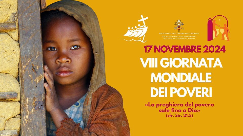 Domenica 17 novembre l’VIII Giornata Mondiale dei Poveri